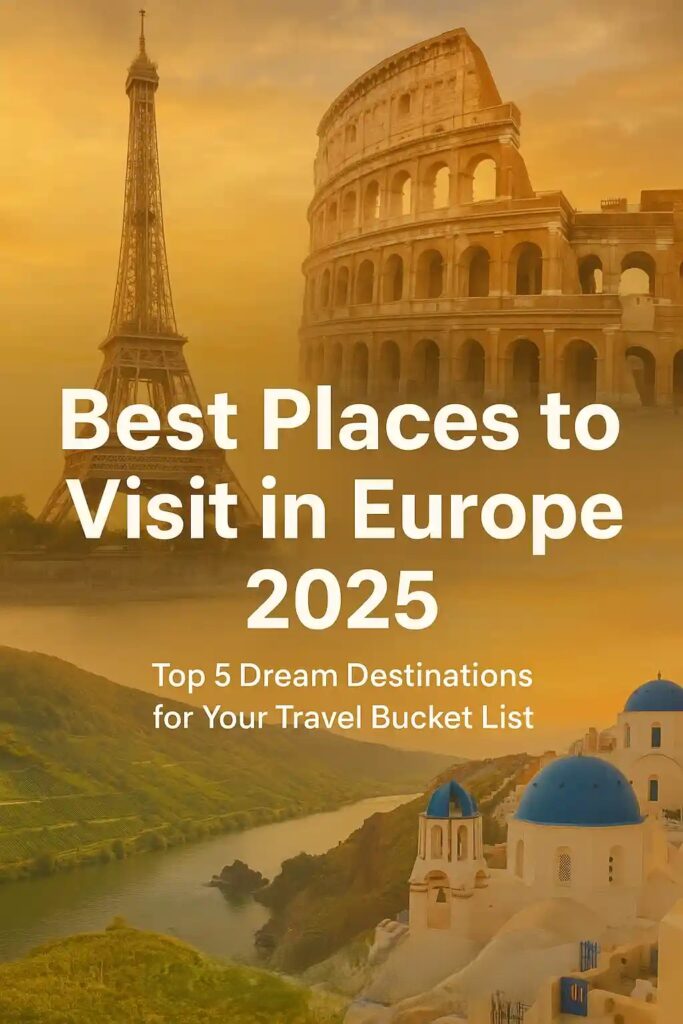 best place to visit in Europe 2025 guide