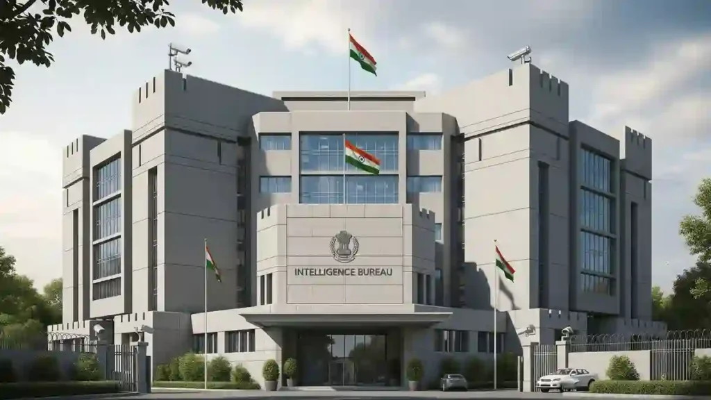 इंटेलिजेंस ब्यूरो (IB) मुख्यालय की इमारत, जहां IB भर्ती 2025 के तहत जूनियर इंटेलिजेंस ऑफिसर की सरकारी नौकरी के लिए आवेदन मांगे गए हैं।